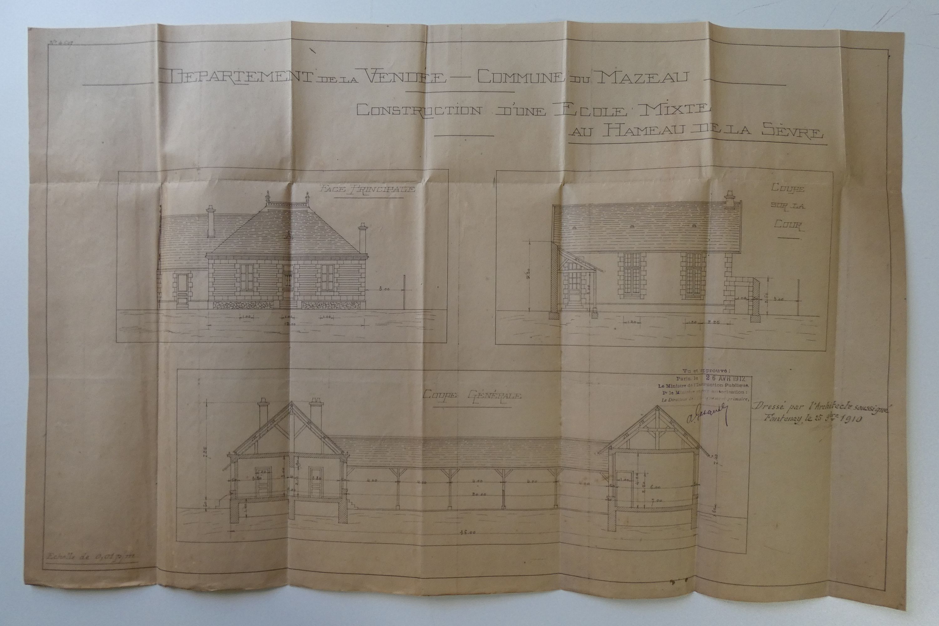 Ecole primaire du Village de la Sèvre, actuellement maison ; Village de la Sèvre, 31 route des Cabanes