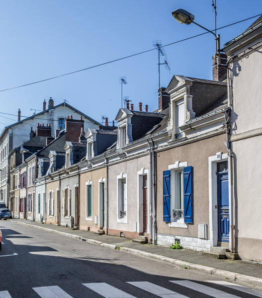 Maisons et immeubles du quartier Saint-Georges-du-Plain