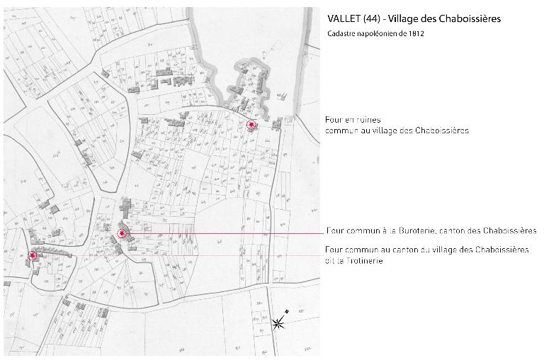 Les fours communs aux habitants des Chaboissières (Vallet)