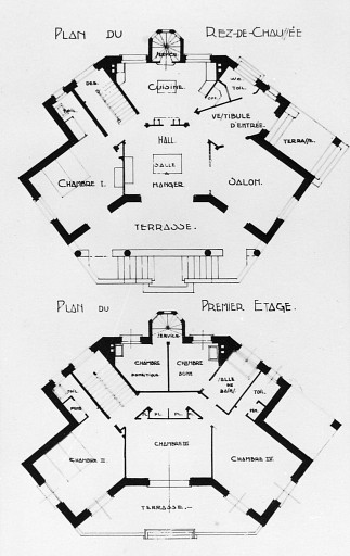 Maison dite villa balnéaire Djenina puis Nelly Nicole, 1 avenue d'Huelgoat