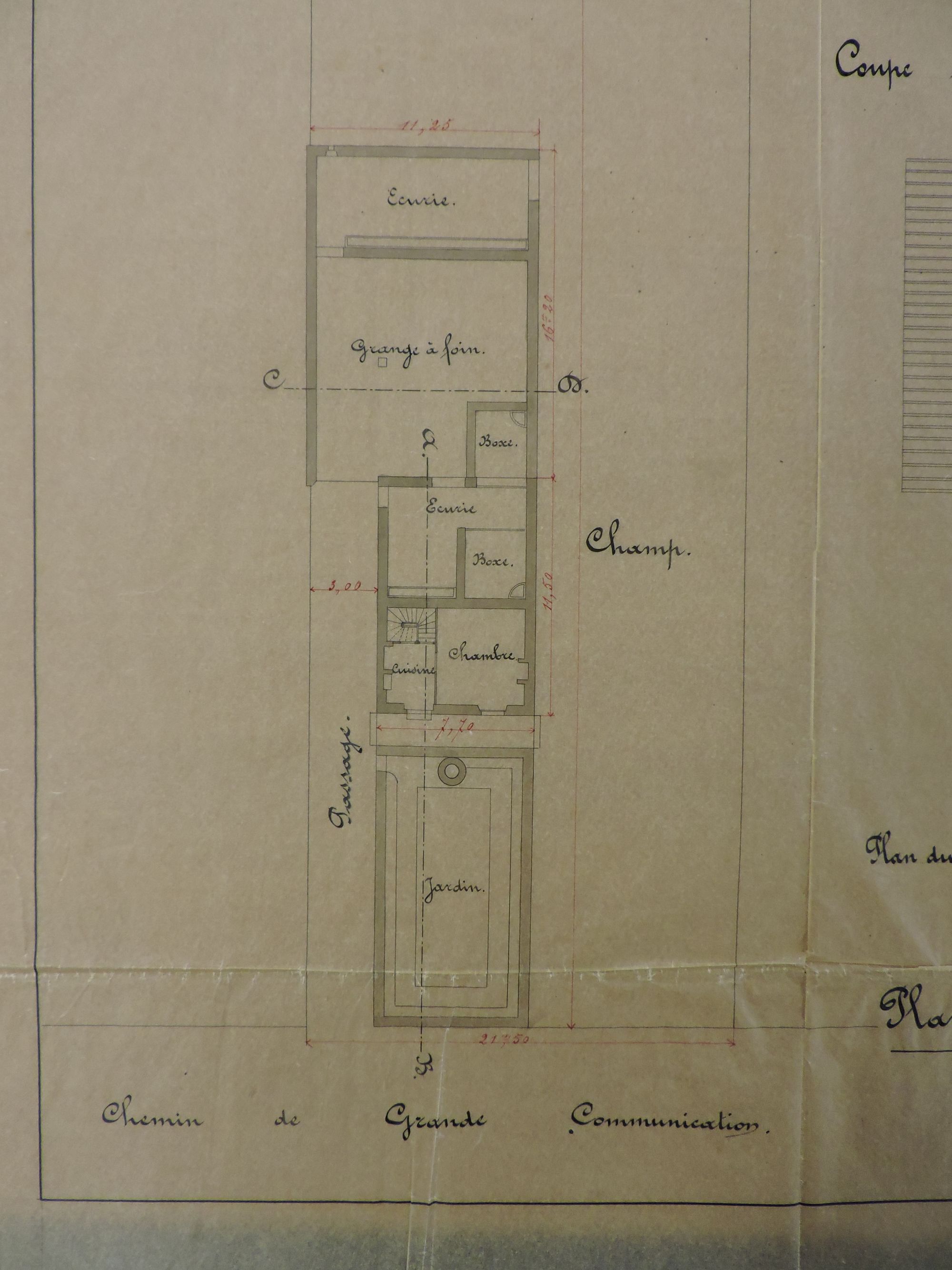 Ferme, actuellement maison ; 21 rue Saint-Pient