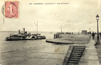 L'embarcadère quai Boulay-Paty (1er quart XXe siècle).