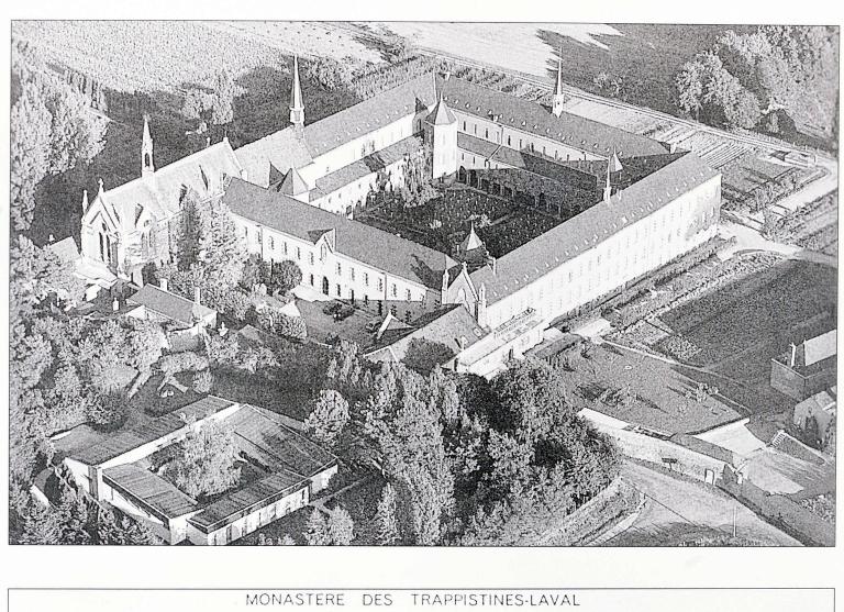 Couvent de trappistines Notre-Dame-du-Havre-du-Salut-de-l'Immaculée-Conception, rue Saint-Benoît, Laval