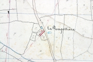 Lieu-dit disparu de la Ragottière. Extrait du plan cadastral de 1842, section E1.