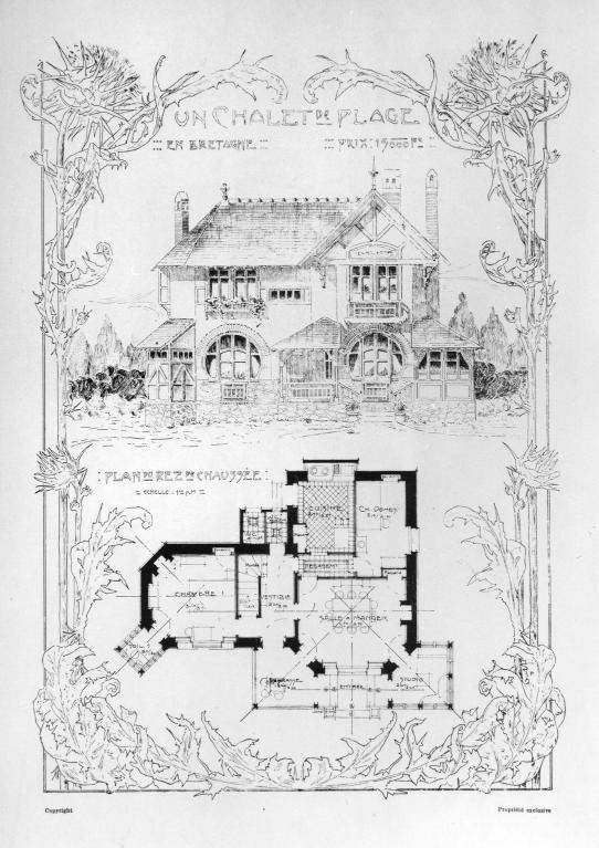 Maison dite villa balnéaire Les Mouettes, puis Chantecler, 21 avenue de l'Hallali