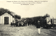 La gare des Rochelets à Saint-Brevin (1ère moitié XXe siècle).
