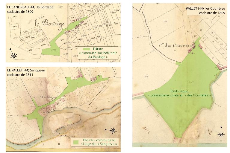 Les structures des "villages à communs"