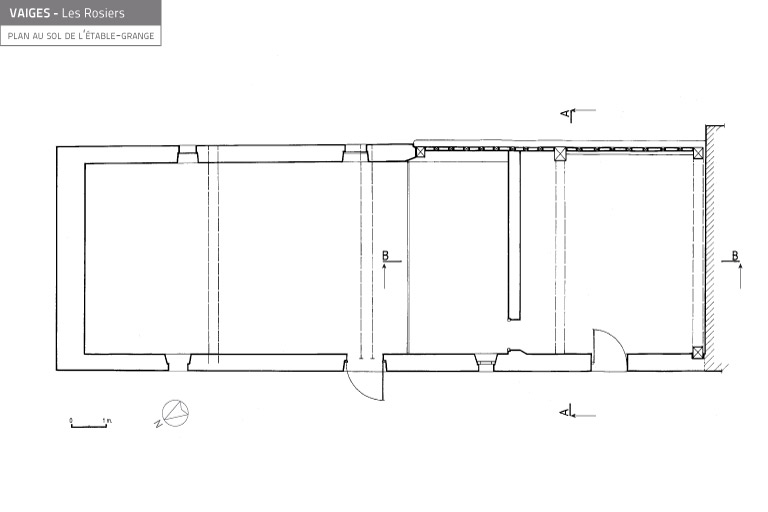 Ferme, puis maison de maître, les Rosiers