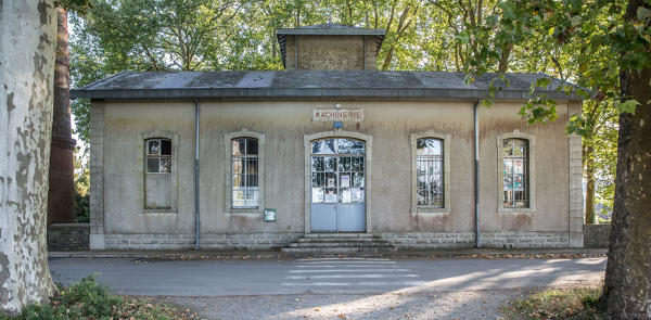 Salle des machines de l'écluse de la Martinière dite la Machinerie