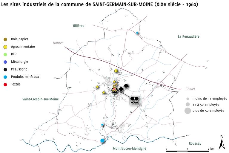 Présentation du patrimoine industriel de la commune de Saint-Germain-sur-Moine