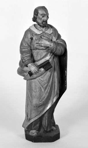 Groupe sculpté non relié de saint Pierre et saint Paul