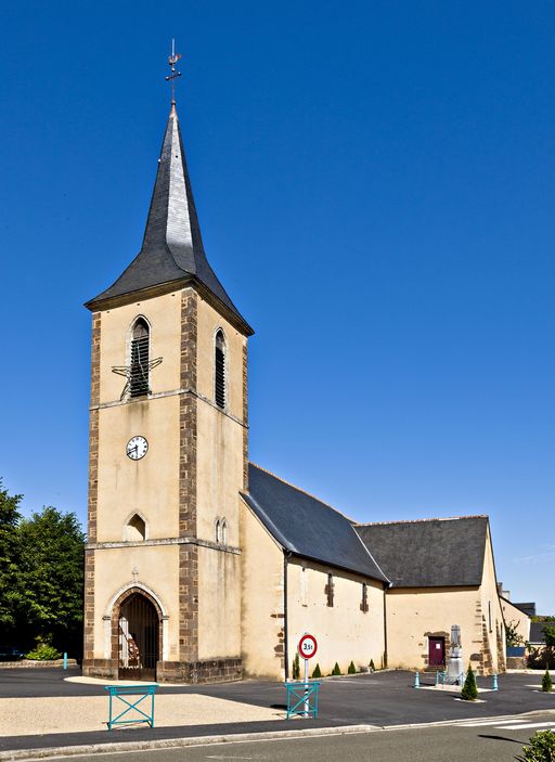 Église paroissiale Saint-Martin - rue du 11 août 1944, Pezé-le-Robert