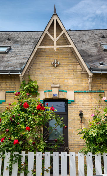 Maisons et immeubles du quartier de Saint-Pavin-des-Champs