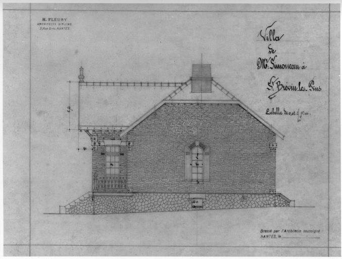 Maison de villégiature balnéaire dite les Fauvettes, 225 avenue de Mindin