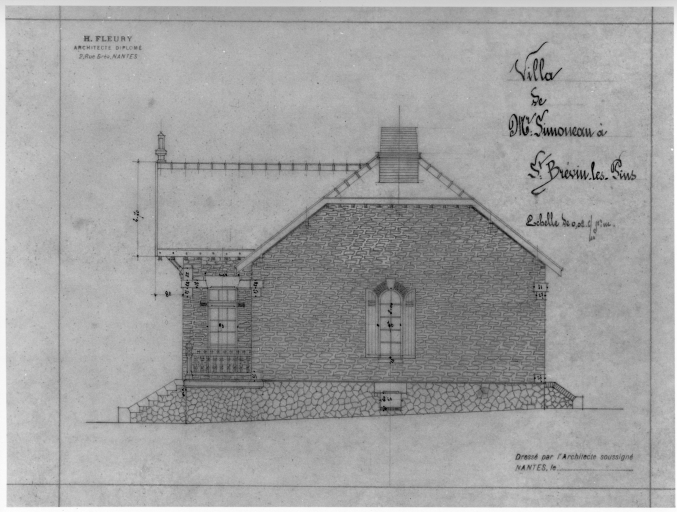 Maison de villégiature balnéaire dite les Fauvettes, 225 avenue de Mindin