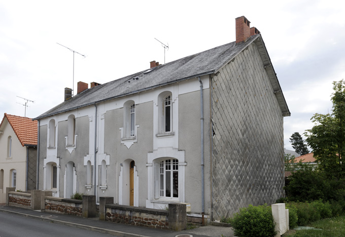 Maisons de contremaîtres de la Société Anonyme de Chaussures, 23, 25 rue Montmartre, Saint-Macaire-en-Mauges