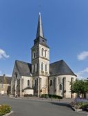Thermes, puis église paroissiale Saint-Etienne - place de la Poste, Entrammes