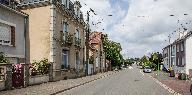 Bourg de Connerré : faubourg de Couasnon et avenue de Verdun