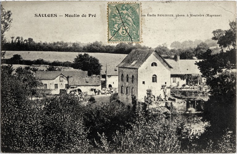 Moulin à farine, actuellement maison - le Moulin-de-Pré, Saulges