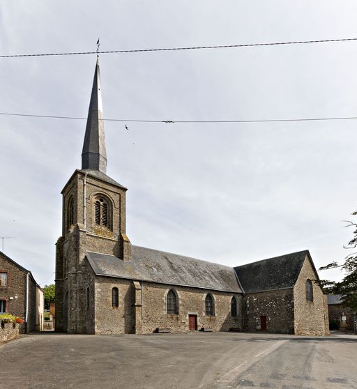 Église paroissiale Saint-Aubin - place de l'église, Vautorte