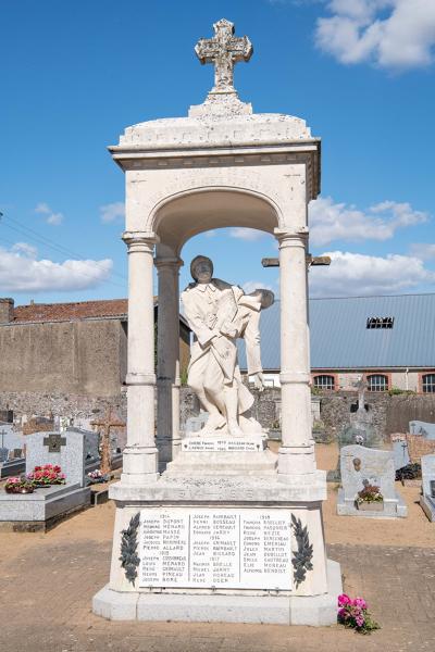 Monument aux morts, cimetière de Botz-en-Mauges