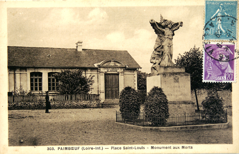 École primaire Louis Pergaud, 2 rue Pronzat ; place de l'Eglise ; impasse des Caillebottes, Paimbœuf