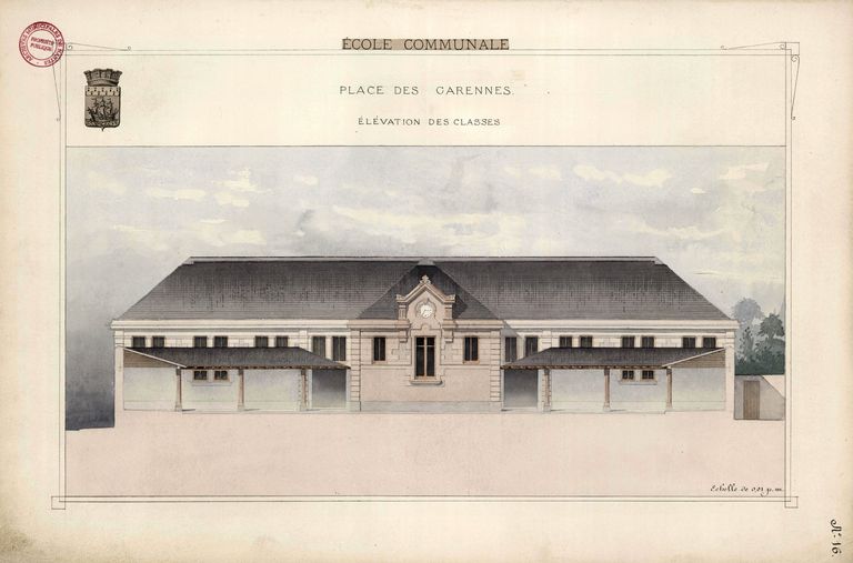 Ecoles primaires des Garennes, place de Garennes