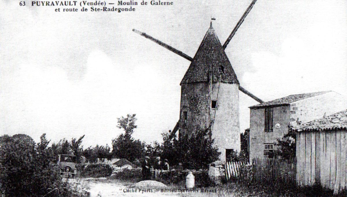 Moulin dit le moulin Galerne, ferme, actuellement maison