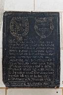Plaque funéraire de Henri, Anne et Charles Xaintrailles