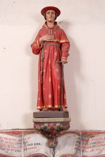 Statue : saint Céneré - Église paroissiale et prieurale Notre-Dame, Saulges