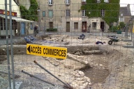 Place de la Psalette (fouilles archéologiques de 2006).