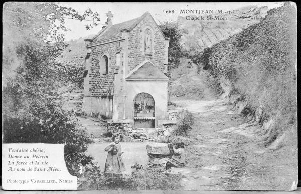 Fontaine et chapelle Saint-Méen de Châteaupanne (vestiges)