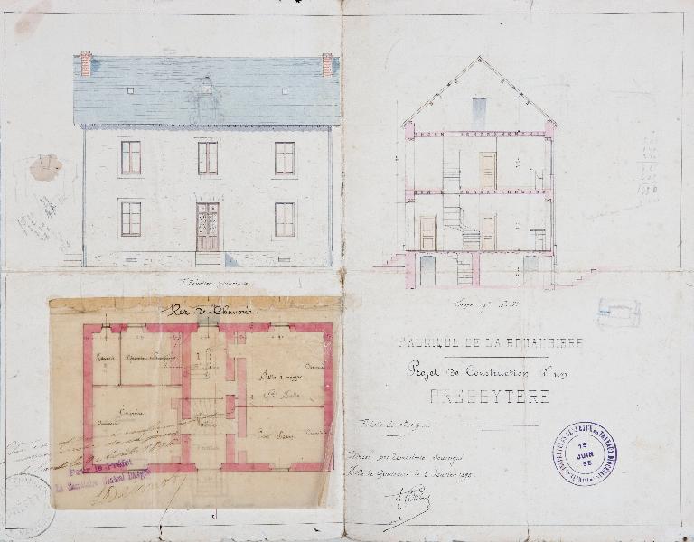 Prieuré de chanoines réguliers et presbytère, puis presbytère, actuellement immeuble à logements - V.C. 8, dite du Prieuré, La Rouaudière