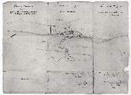 Projet de construction de l'écluse de Bootz (exécuté) : plan de travail, 1846.