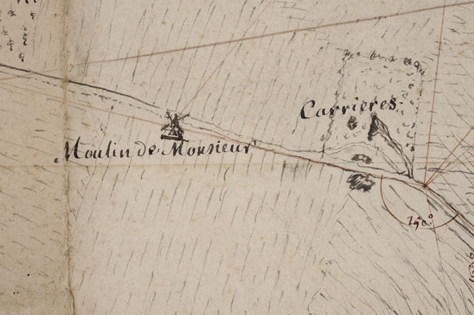 Moulins à vent de Monsieur (ruinés), Chaumont, Montsoreau
