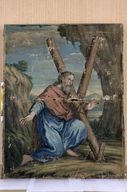 Tableau : saint André - Église paroissiale et prieurale Notre-Dame, Saulges