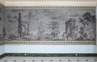 Revêtement mural (papier peint panoramique) : Les Vues d'Italie. Hôtel de Gravechat