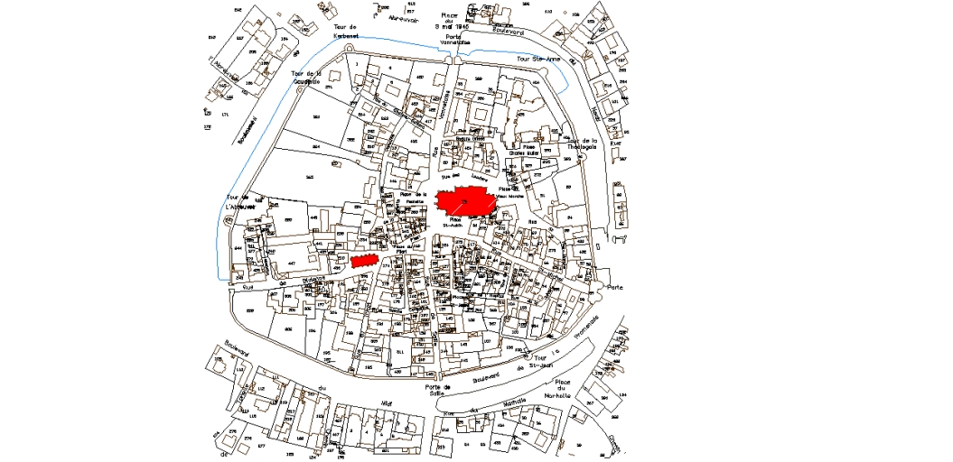 Évolution urbaine et historique de Guérande