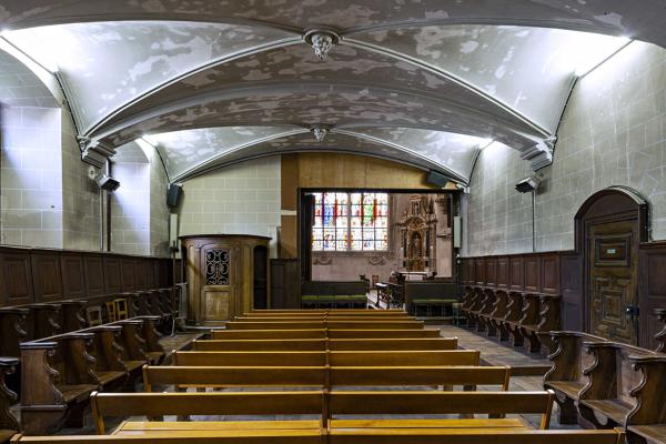 Chapelle de la Trinité, Couvent d'ursulines, actuellement Centre Culturel de la communauté de communes du pays de Château-Gontier, rue Horeau
