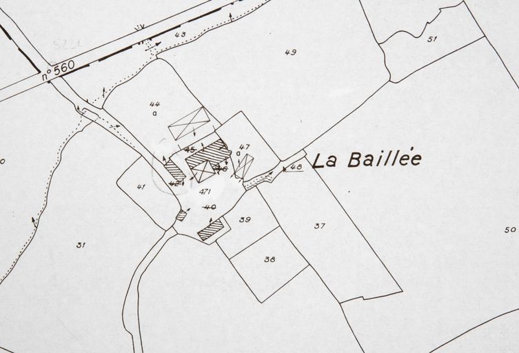 Écart, puis ferme, la Baillée, Saint-Léger