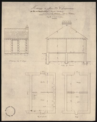 Maisons ouvrières, 21-25 rue de Pimodan