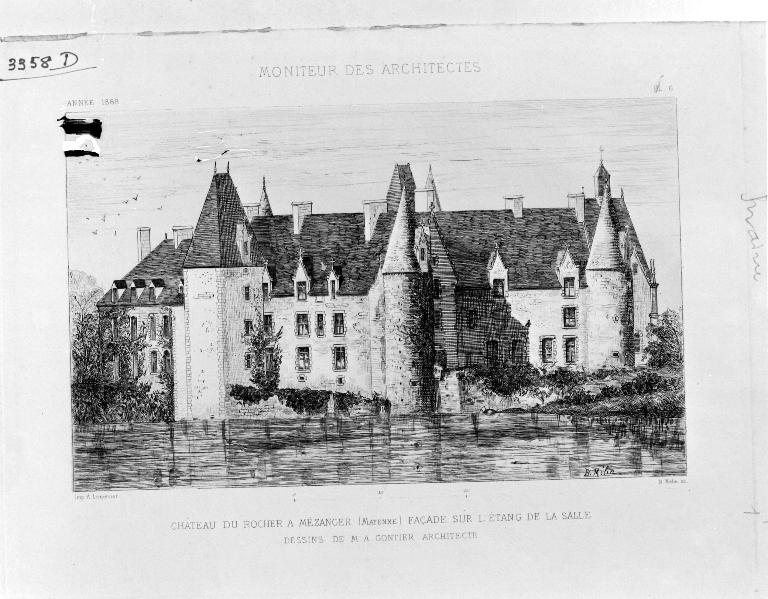 Château, le Rocher, Mézangers