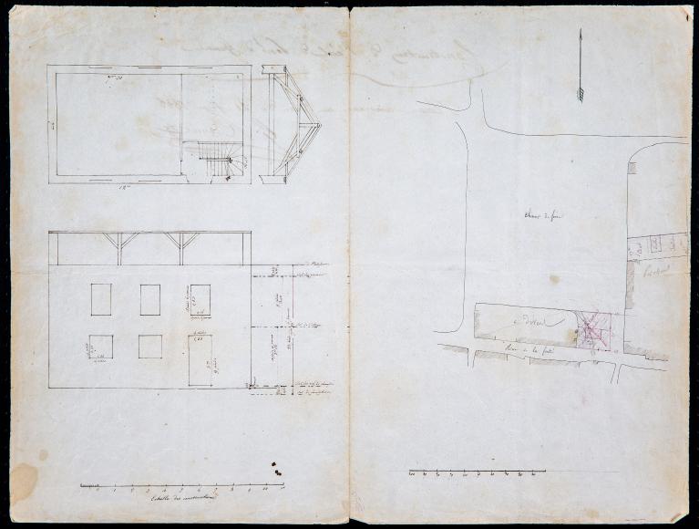 École de garçons et mairie, actuellement maison, 12 rue du Champ-de-Foire