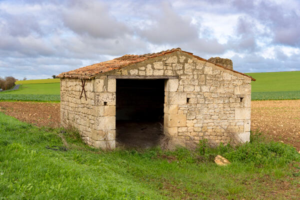 Cabane de vigne, la Musardière, route D104