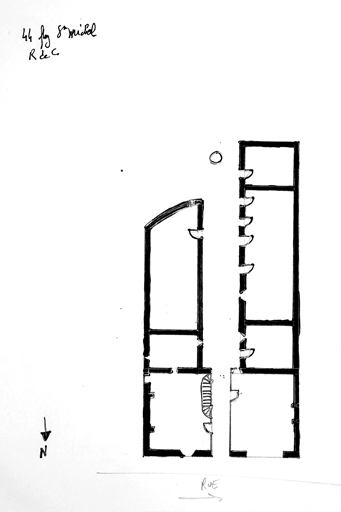 Maison, 44 rue du Faubourg-Saint-Michel