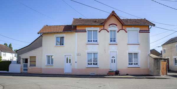 Vue d'une villa quartier Saint-Georges.