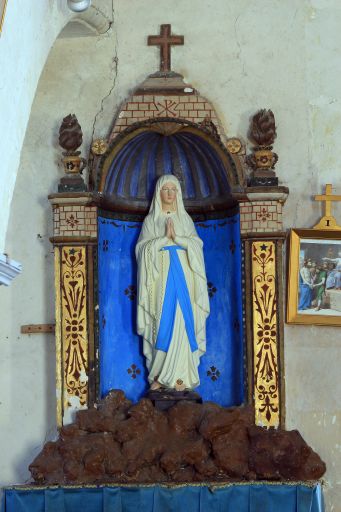 Ensemble du retable secondaire de la Vierge