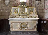 Maître-autel et tabernacle à ailerons