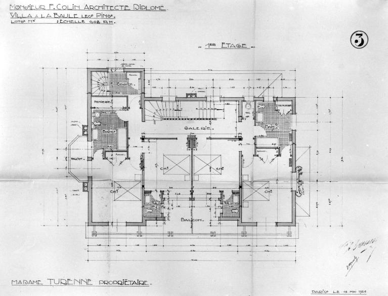 Maison dite villa balnéaire Manégor, 1 avenue du Parc