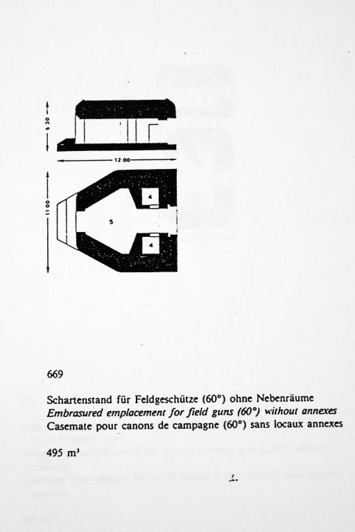 Casemate n° 2 (type H 669), le Clos-Bertin